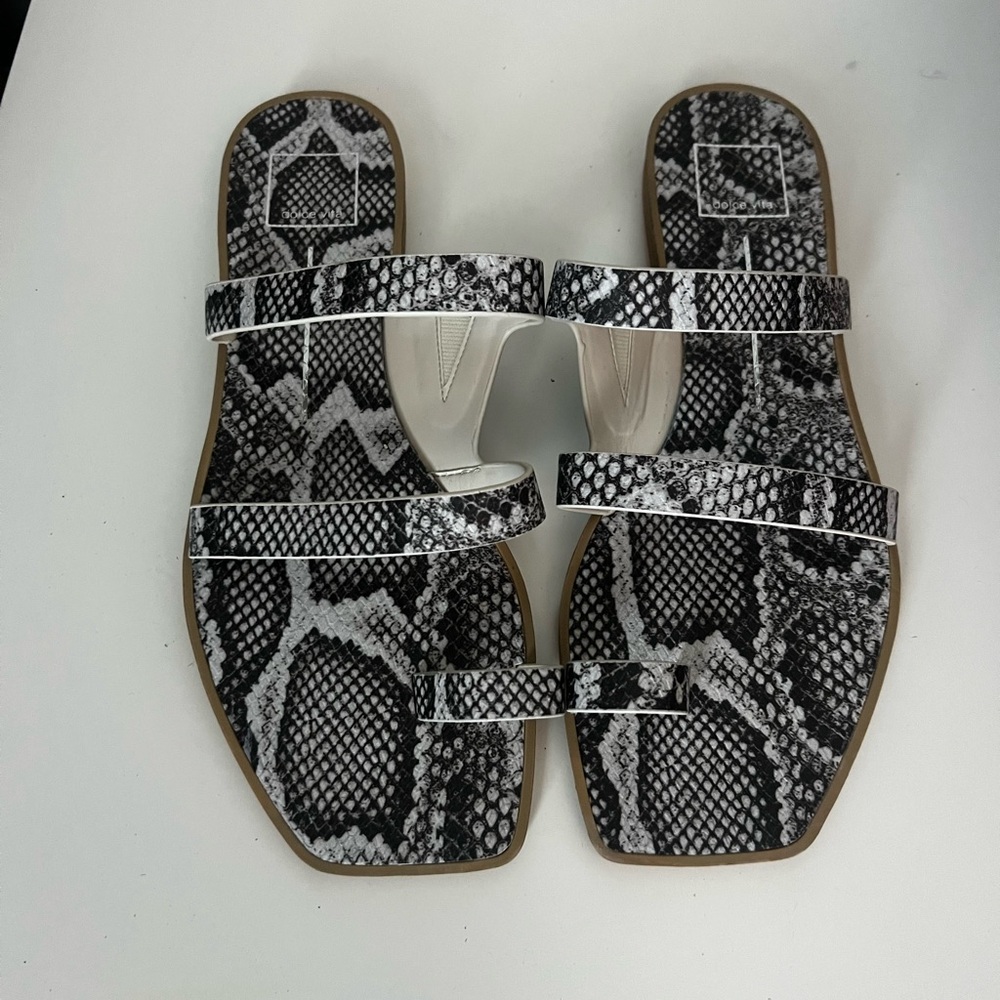 New Dolce Vita Snakeskin Patterned Sandals